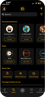 Insights & Analytics mobile interface